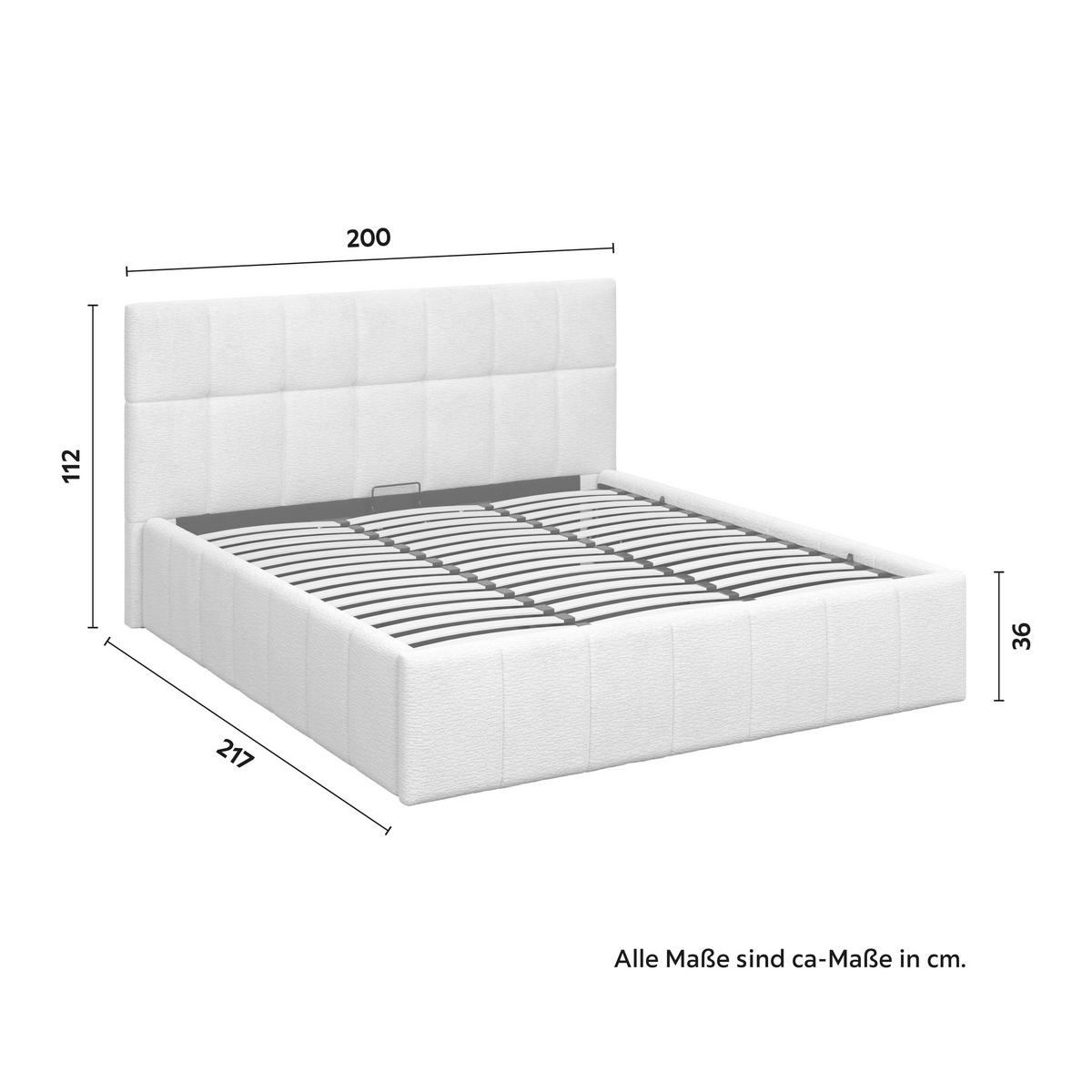 Čalouněná postel KAIA 180x200 cm, béžová - černá/přírodní barvy, Moderní, kov/dřevo (180/200cm) - Bessagi Home