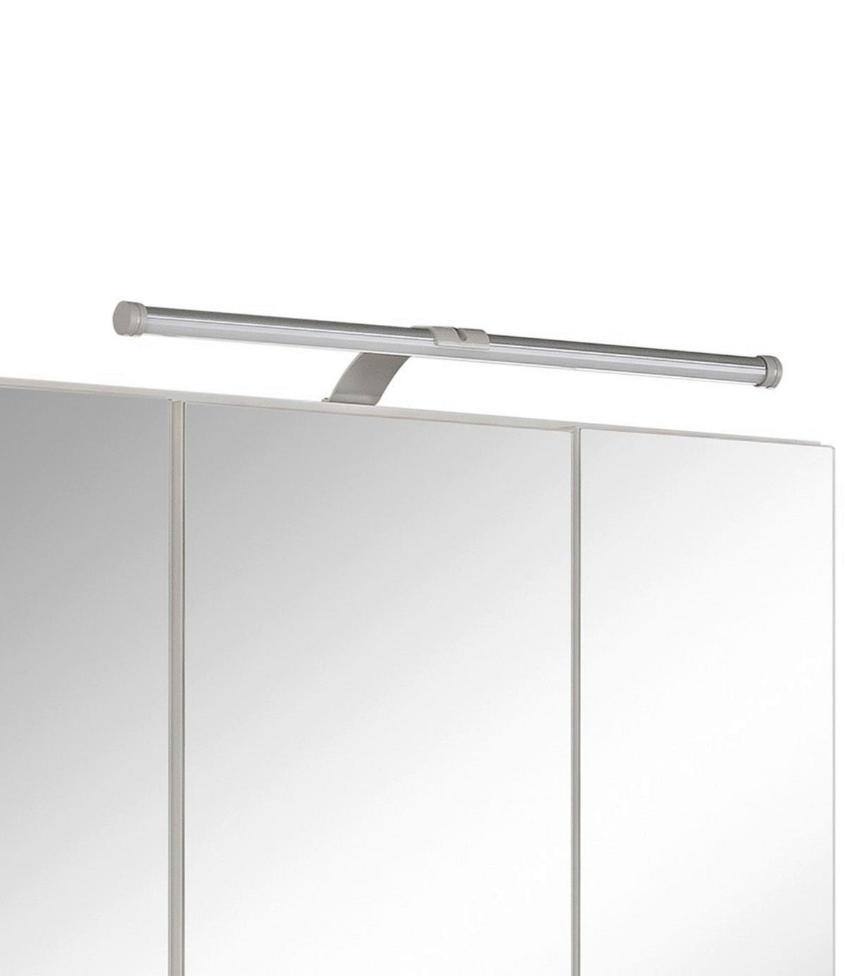Spiegelschrank Paris Weiß B: 60 cm - Weiß, MODERN, Glas/Holzwerkstoff (60/64/20cm) - Held