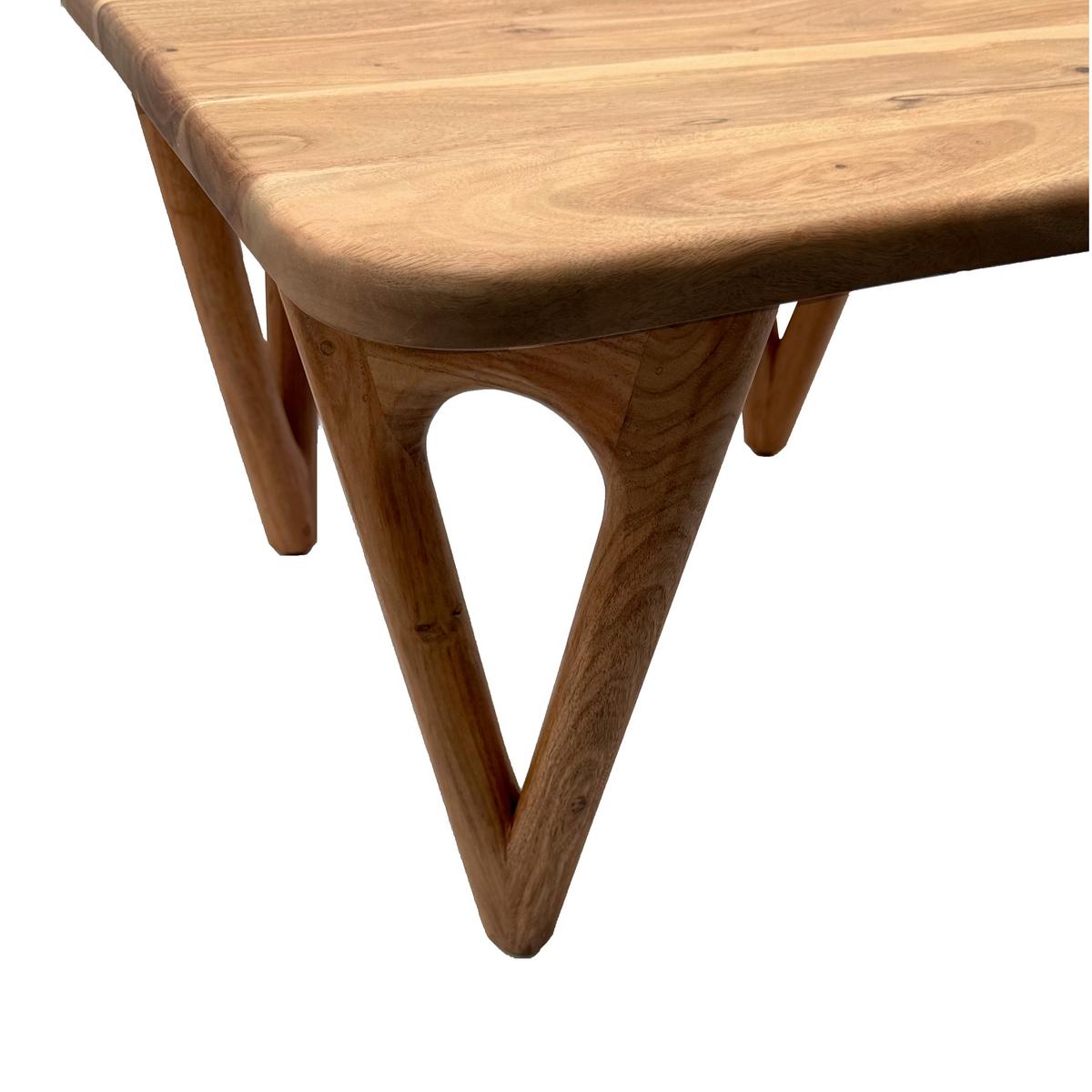 KONFERENČNÍ STOLEK WL7.594 - barvy akácie, Design, dřevo (60/60/40cm) - Livetastic