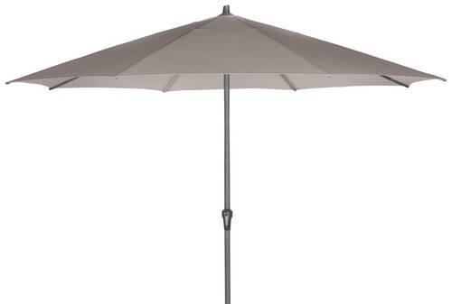 Sonnenschirm Ø 350 cm Anthrazit/Taupe
