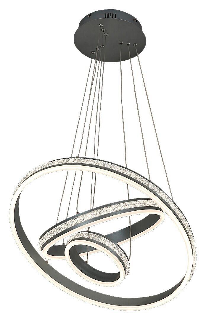 ZÁVĚSNÉ LED SVÍTIDLO AVALON - bílá/barvy hliníku, Trend, kov (60/130cm) - Rabalux