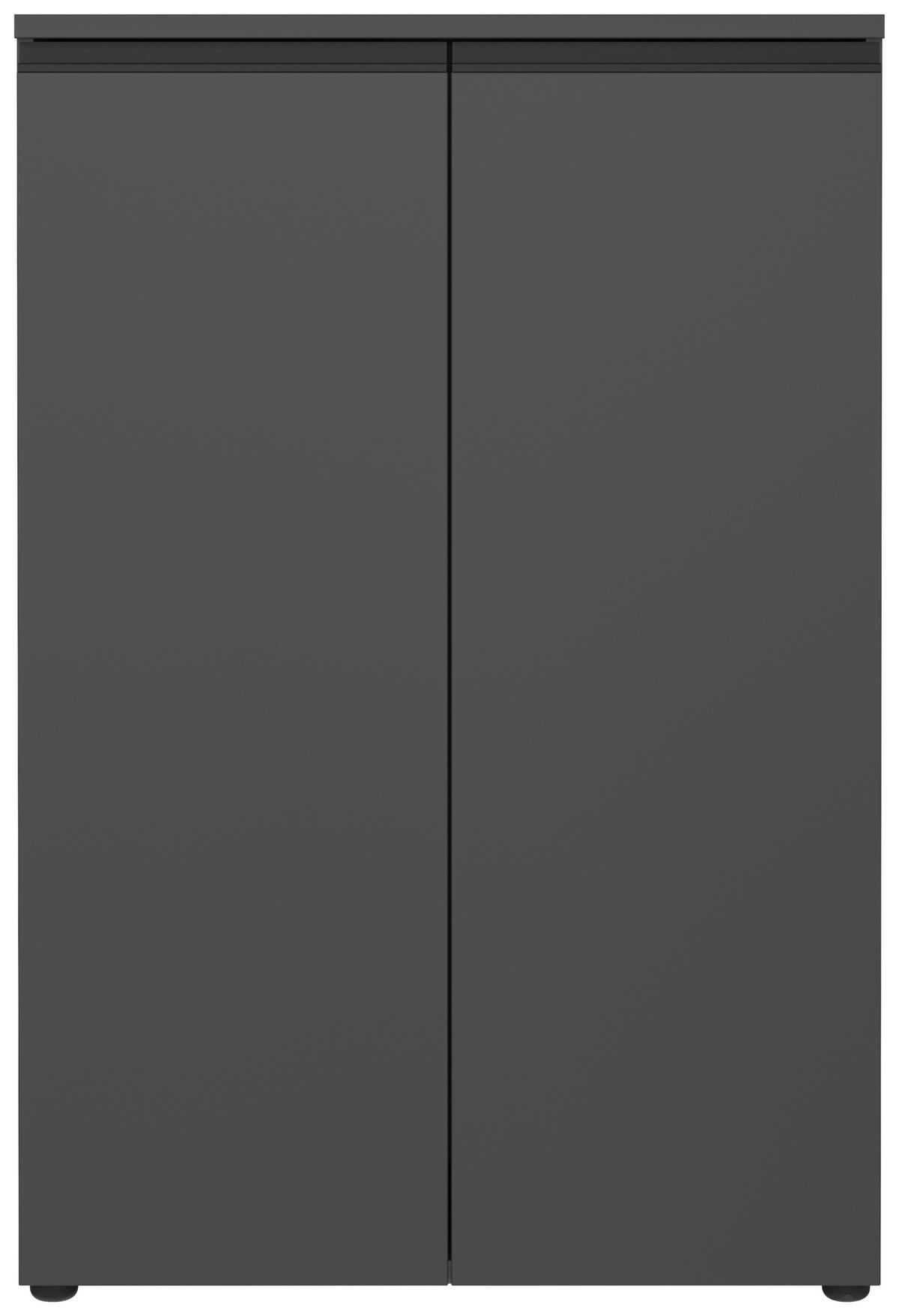 Aktenschrank Bedano Graphitfarben B: 81cm - Graphitfarben, MODERN, Holzwerkstoff (81/120/40cm) - Germania