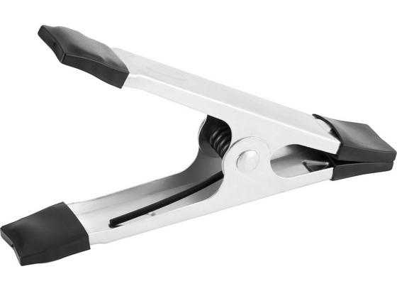 Leimzwinge 15 cm - Silberfarben/Schwarz, KONVENTIONELL, Metall (15cm) Leimzwinge 15 cm - Silberfarben/Schwarz, KONVENTIONELL, Metall (15cm)