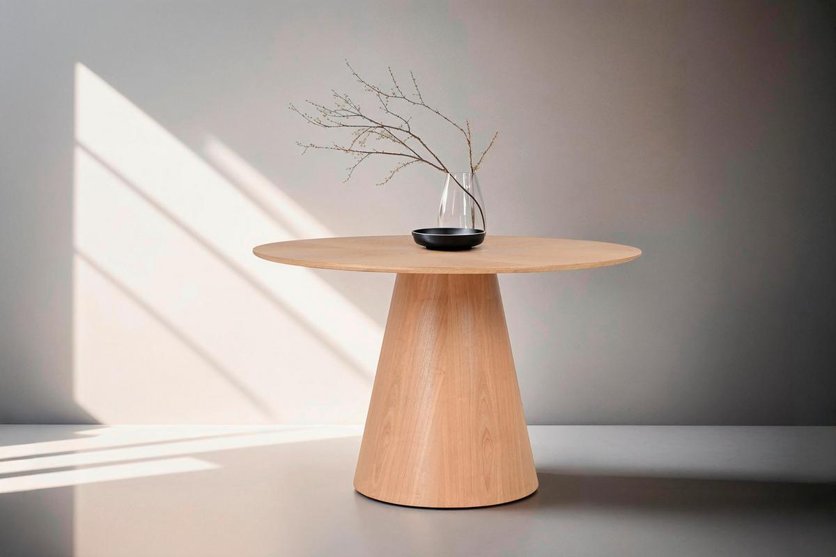 Esstisch Rond D: 120 cm, Eichefarben - Eichefarben, Design, Holz/Holzwerkstoff (120/76cm) - MID.YOU