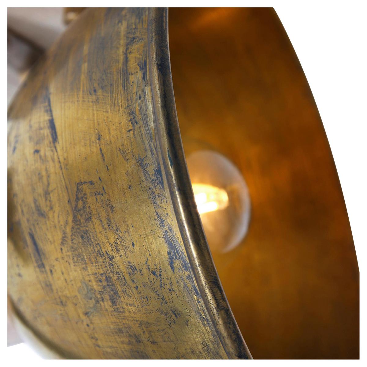 Deckenspots Gearwood - Anthrazit/Kupferfarben, Trend, Holz/Metall (59/19/23cm)