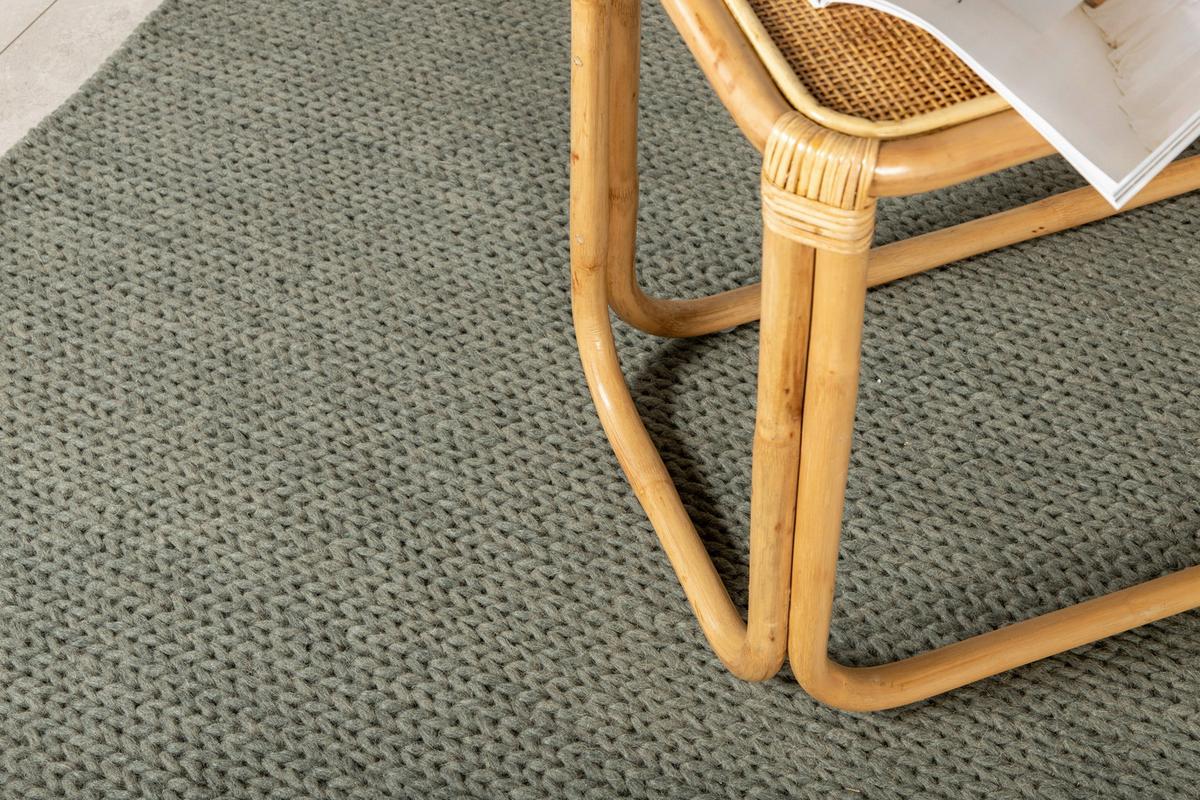 Flachwebteppich Marta - Grün, LIFESTYLE, Textil (200/300cm) - P & B