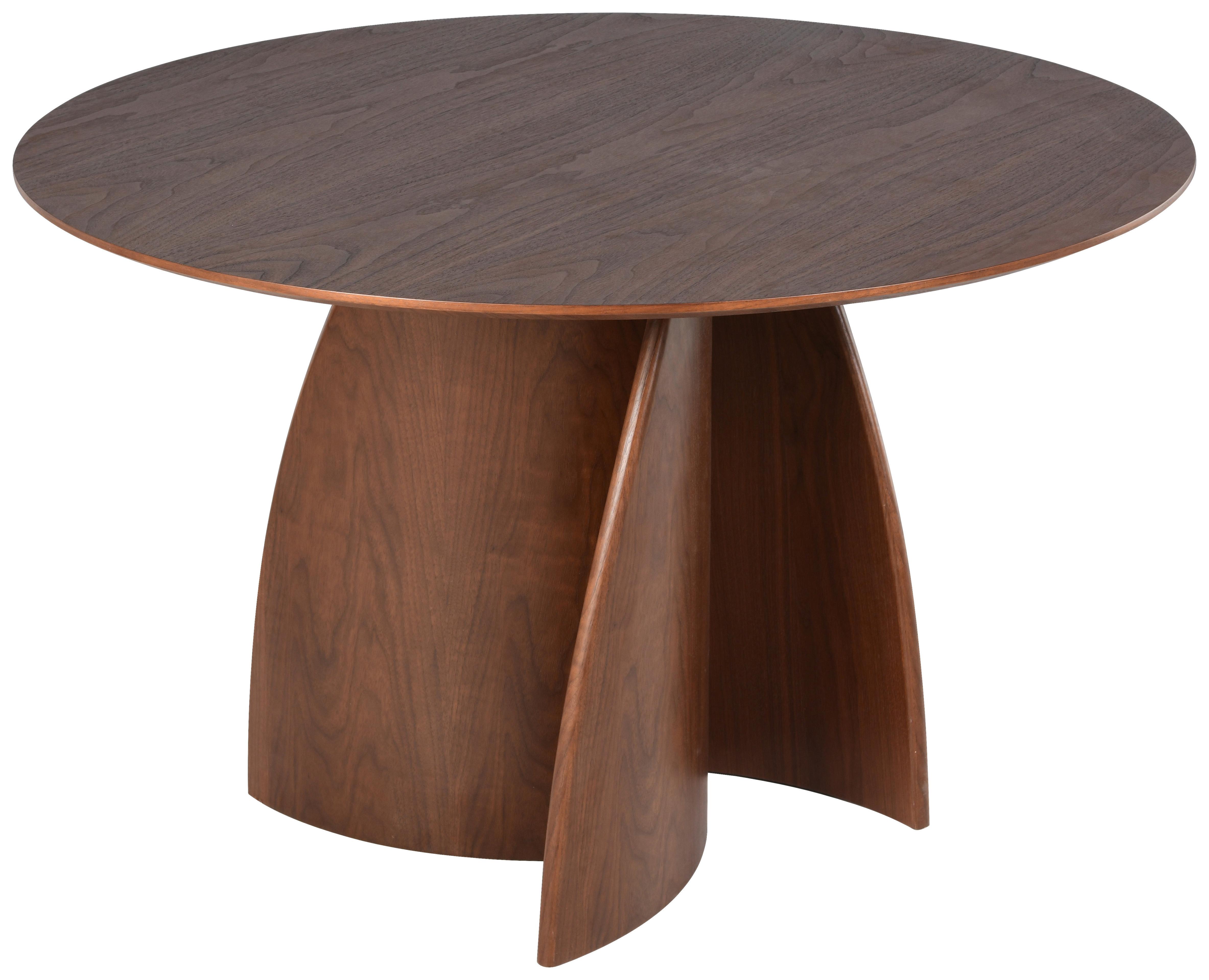 Esstisch Atlas Walnussfarben D: 120 cm - Walnussfarben, MODERN, Holz/Holzwerkstoff (120/120/75cm) - Livetastic
