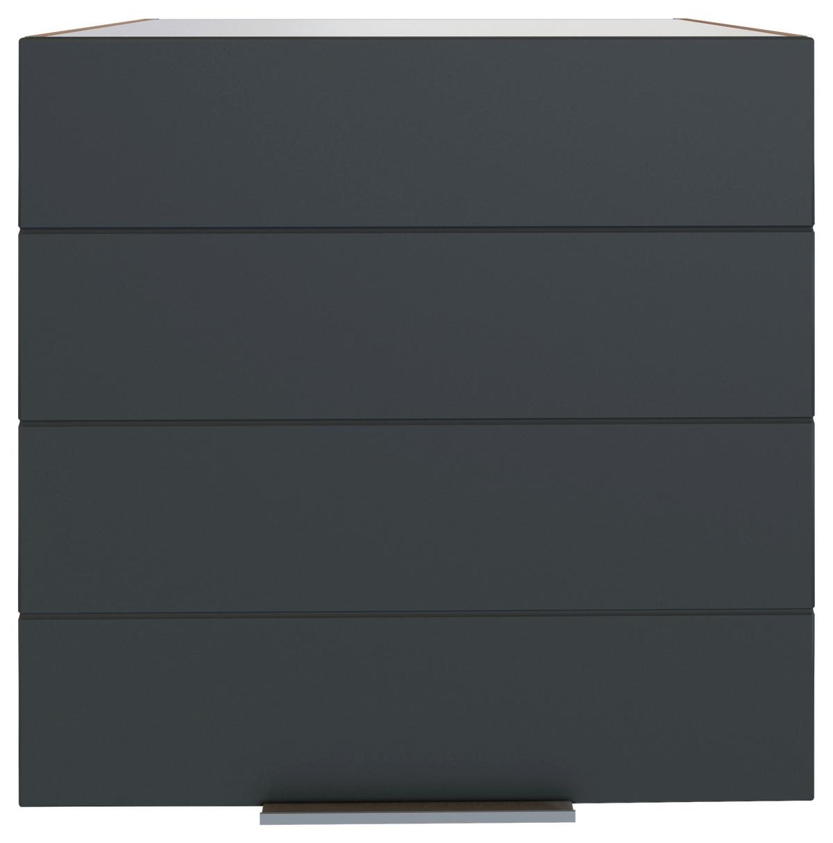 Küchenoberschrank Florenz B. 60 cm Grau/Eiche 1 Drehtüre - Eiche Wotan/Grau, Design, Holzwerkstoff (60/57/34cm) - Held