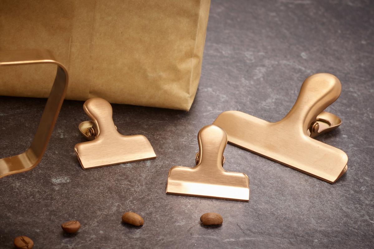 Kaffeeset Echtwerk Kaffeezubehör-Set - Kupferfarben, Design, Metall (10,5cm) - Echtwerk