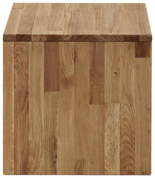 NOČNÝ STOLÍK MALU - farba duba, Natur, drevo (40/40/33cm)