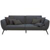 Veľká pohovka TRENDY, antracitová - čierna/antracitová, Modern, kompozitné drevo (260/93/124cm) - Premium Living