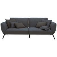 Veľká pohovka TRENDY, antracitová - čierna/antracitová, Modern, kompozitné drevo (260/93/124cm) - Premium Living