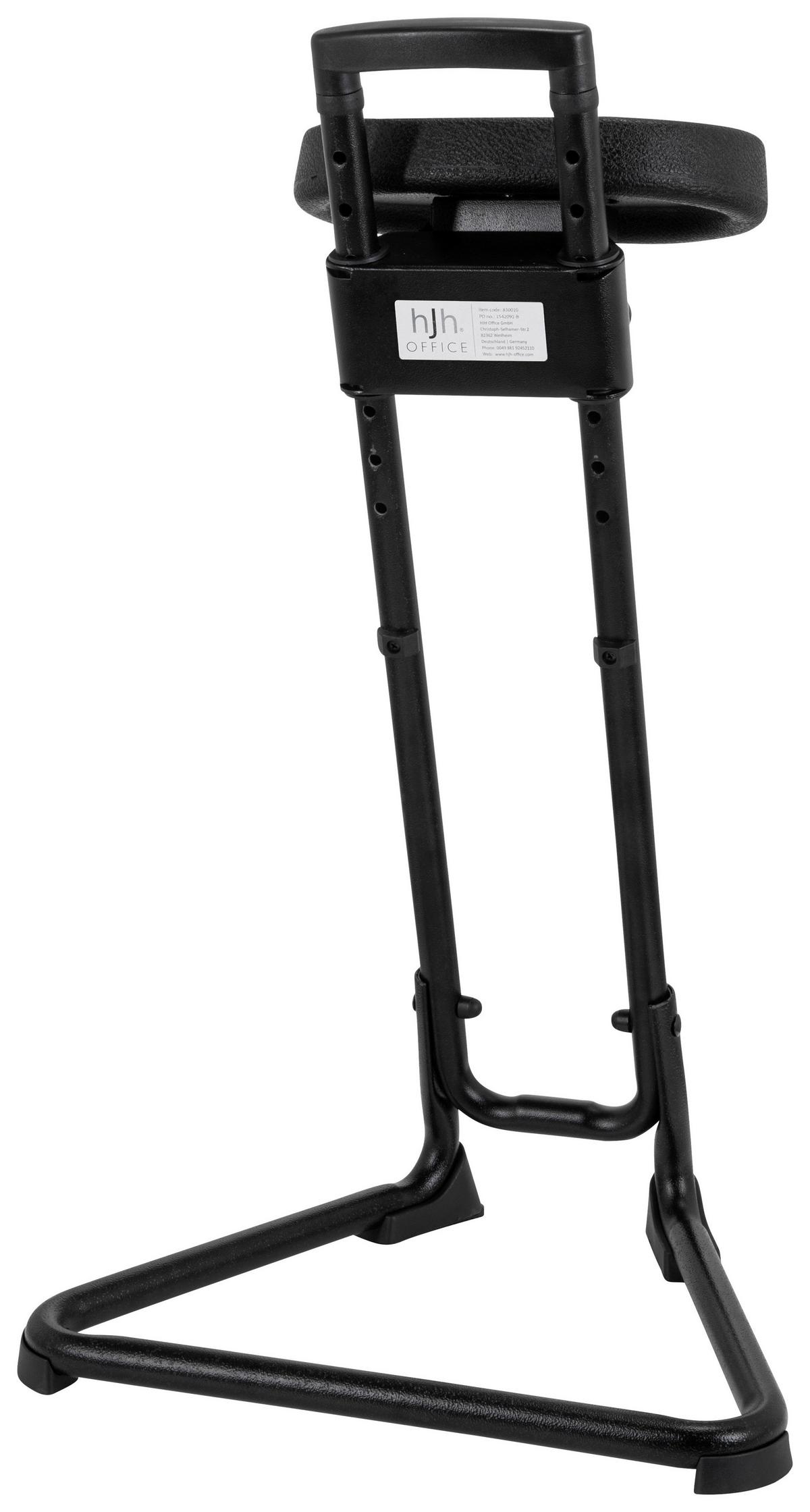 Stehhilfe Top Work 32 Pu - Schwarz, Basics, Kunststoff/Metall (50/86/43cm) - MID.YOU
