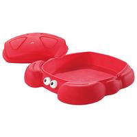 Sandkasten 740500 - Rot, KONVENTIONELL, Kunststoff (119,4/40,6/121cm) - Ambia Garden