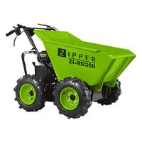 Miniraddumper Zi-rd300 Metall Allradantrieb Max. 300 Kg - Schwarz/Grün, MODERN, Metall - Zipper