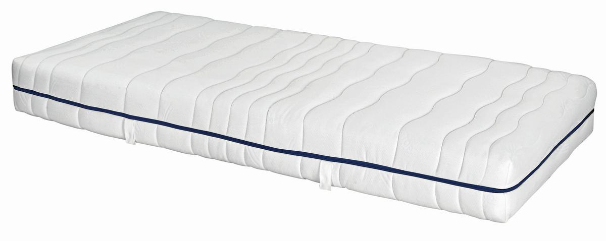 Komfortschaummatratze Silvy 140x200cm Mittelfest - Weiß, Basics, Textil (140/200cm) - Primatex