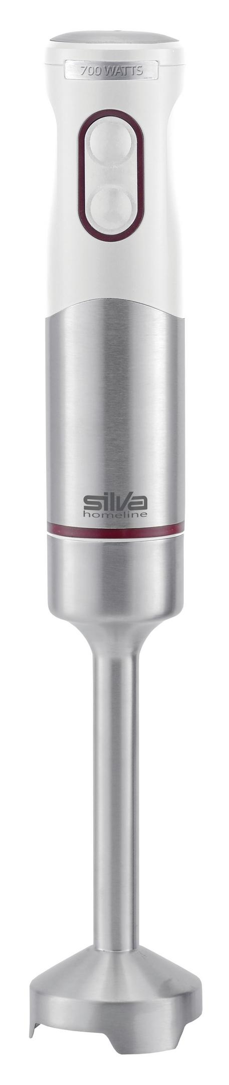 Stabmixer-Set Sms 6501 Weiß 700w mit Turbostufe - Weiß, Basics, Kunststoff/Metall (6,5/36,5/8cm) - Silva Homeline