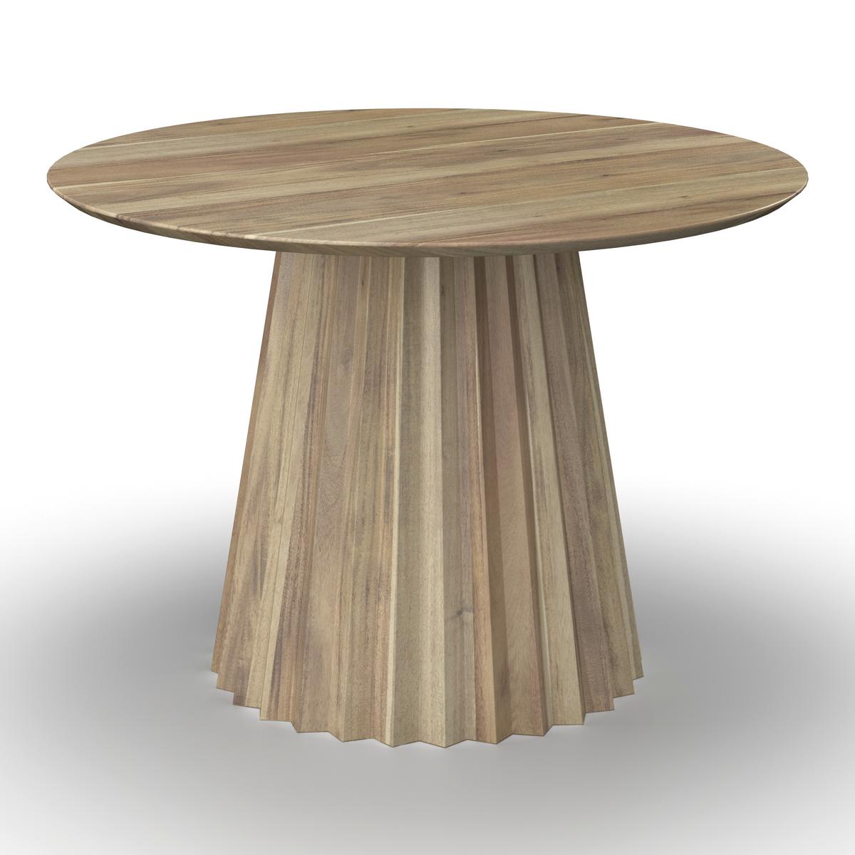 Jedálenský stôl ALLEGRA P: 120 cm - farba akácie, Modern, drevo (120/76cm) - Bessagi Home