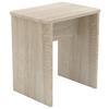 Hocker Esal Sonoma Eiche B: 40 cm - Weiß/Sonoma Eiche, MODERN, Holzwerkstoff (40/45/30cm) - MID.YOU
