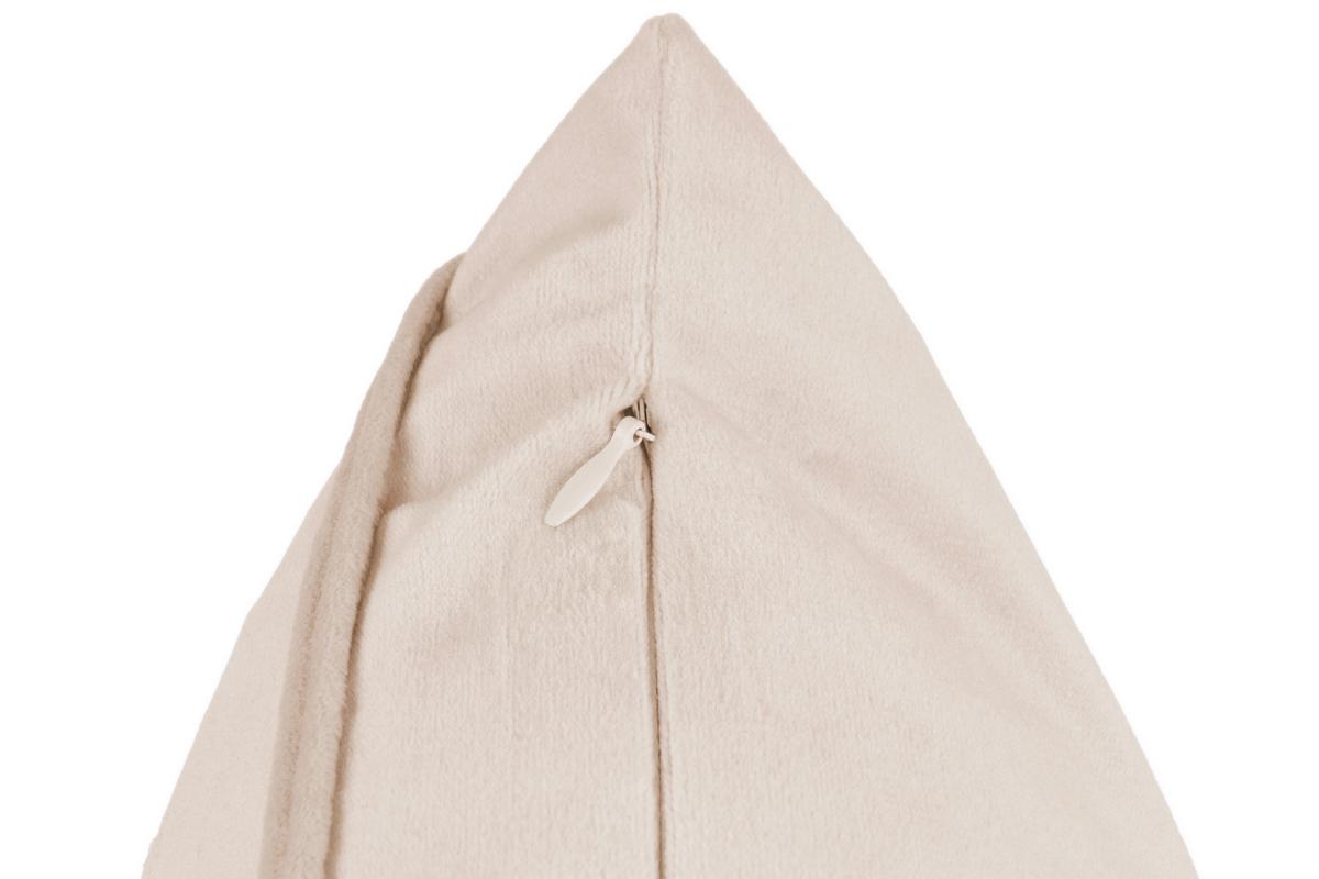 Zierkissen Paulina 30/45x50/45 Cm Polyester Champagner + Zipp - Champagner, KONVENTIONELL, Textil (30x45/50x45cm)