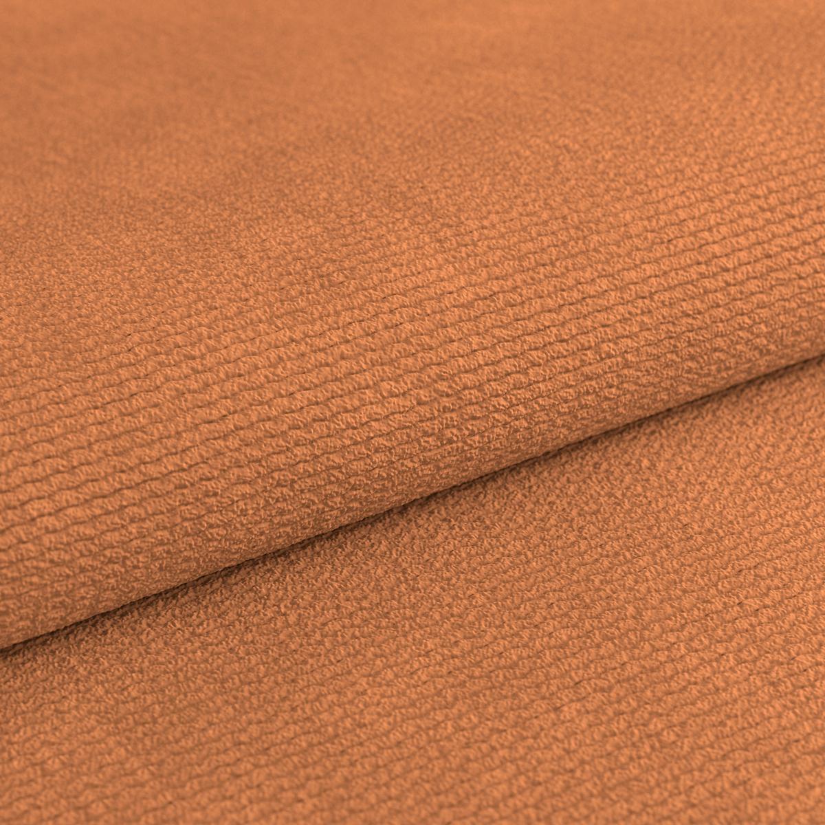 Ecksofa Volf Rechts New Rostfarben, S: 261x203 cm - Rostfarben/Schwarz, Trend, Kunststoff/Textil (261/203cm)