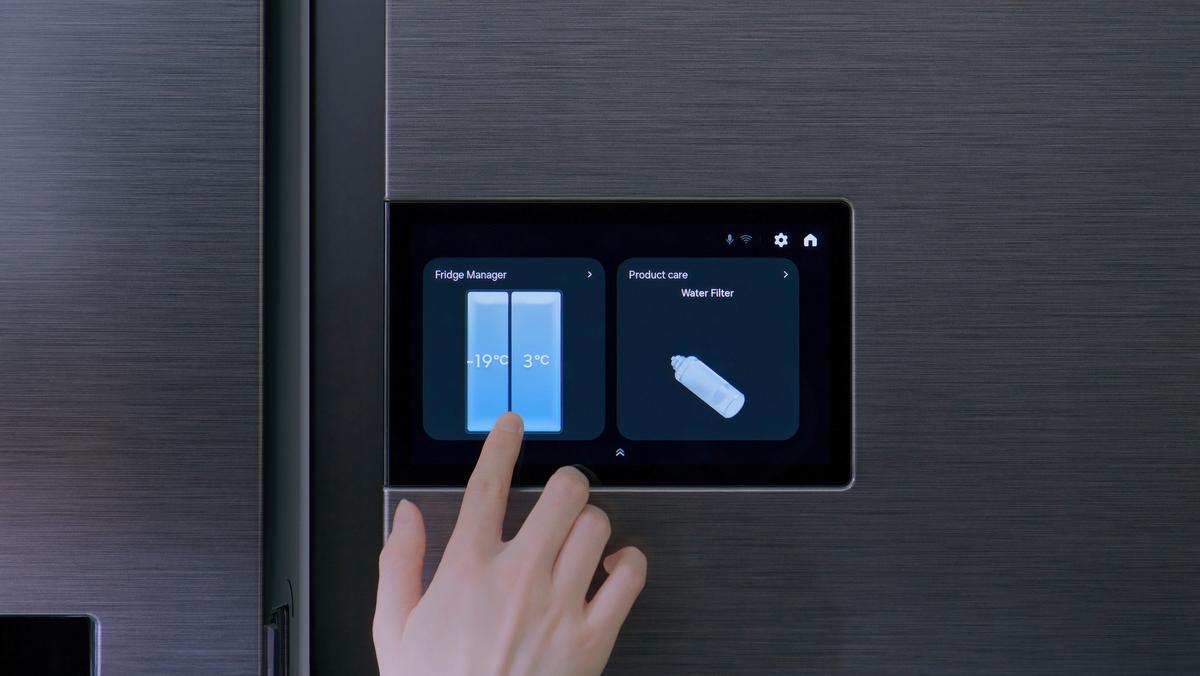 Side-by-side Rs90f64edfef Eekl: D, Nutzinhalt Ca. 401 L - Schwarz, Basics, Glas/Kunststoff (91,2/178,4/72,6cm) - Samsung