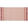 Teppich Vorleger Rot Mit Fransen Iman 70x120 cm - Rot, MODERN, Textil (70/120cm) - Ondega