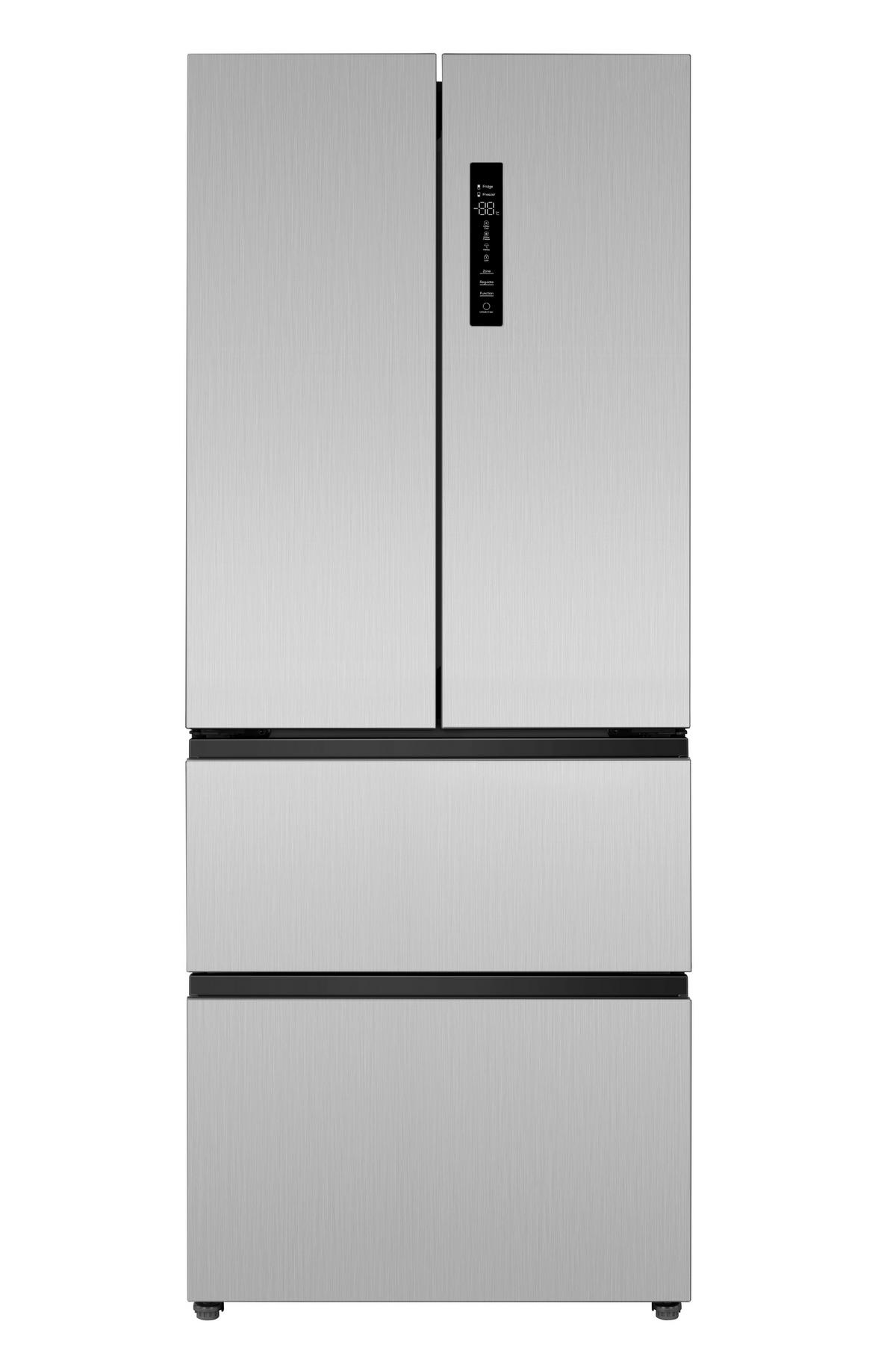 French-door Fd403enfdix Eekl: E, Nutzinhalt Ca. 258 L - Edelstahlfarben, Basics, Metall (70,30/176,50/67,70cm) - PKM