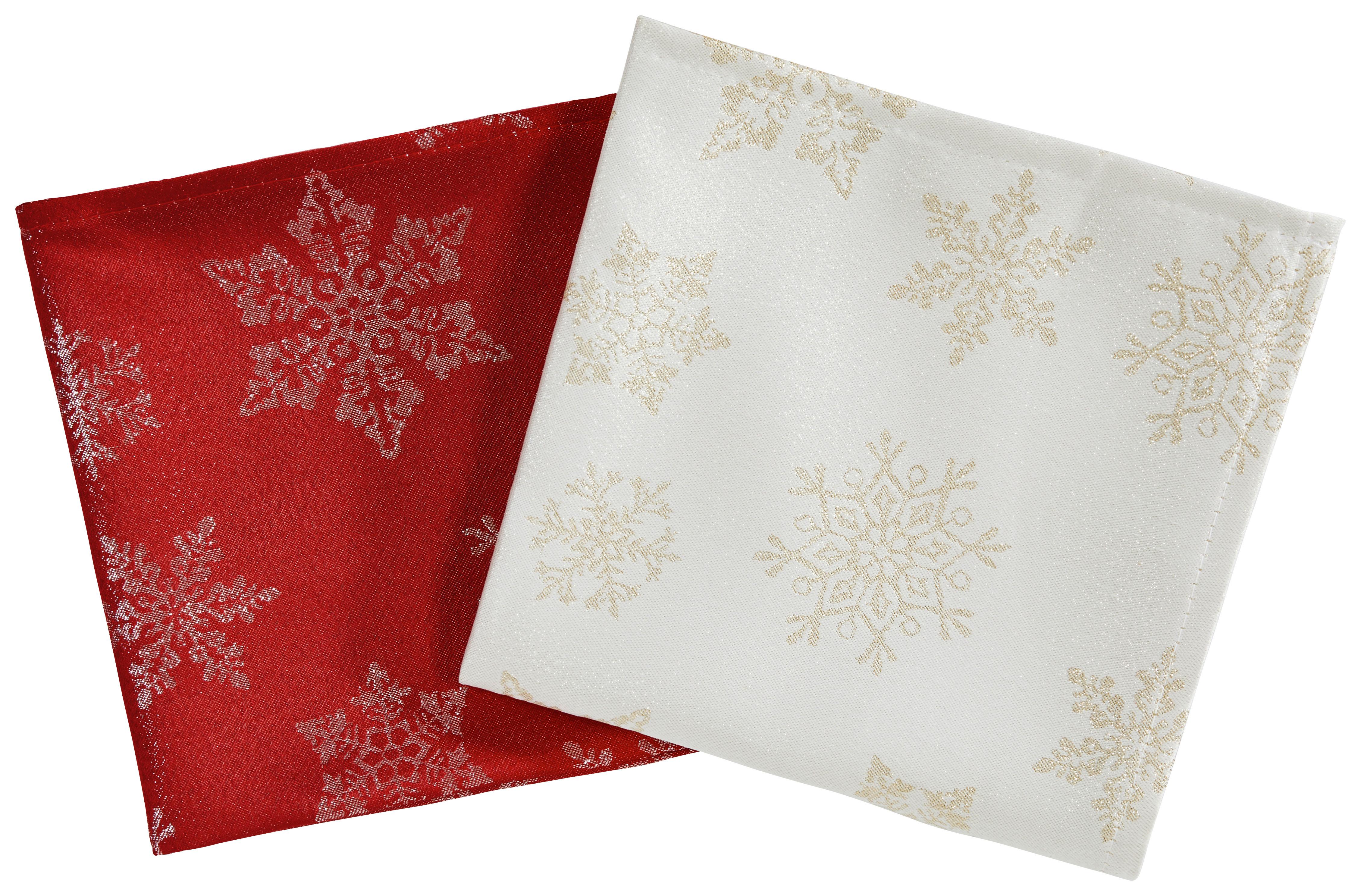 Tischdecke Gabriela - Rot, KONVENTIONELL, Textil (80/80cm) - Ondega