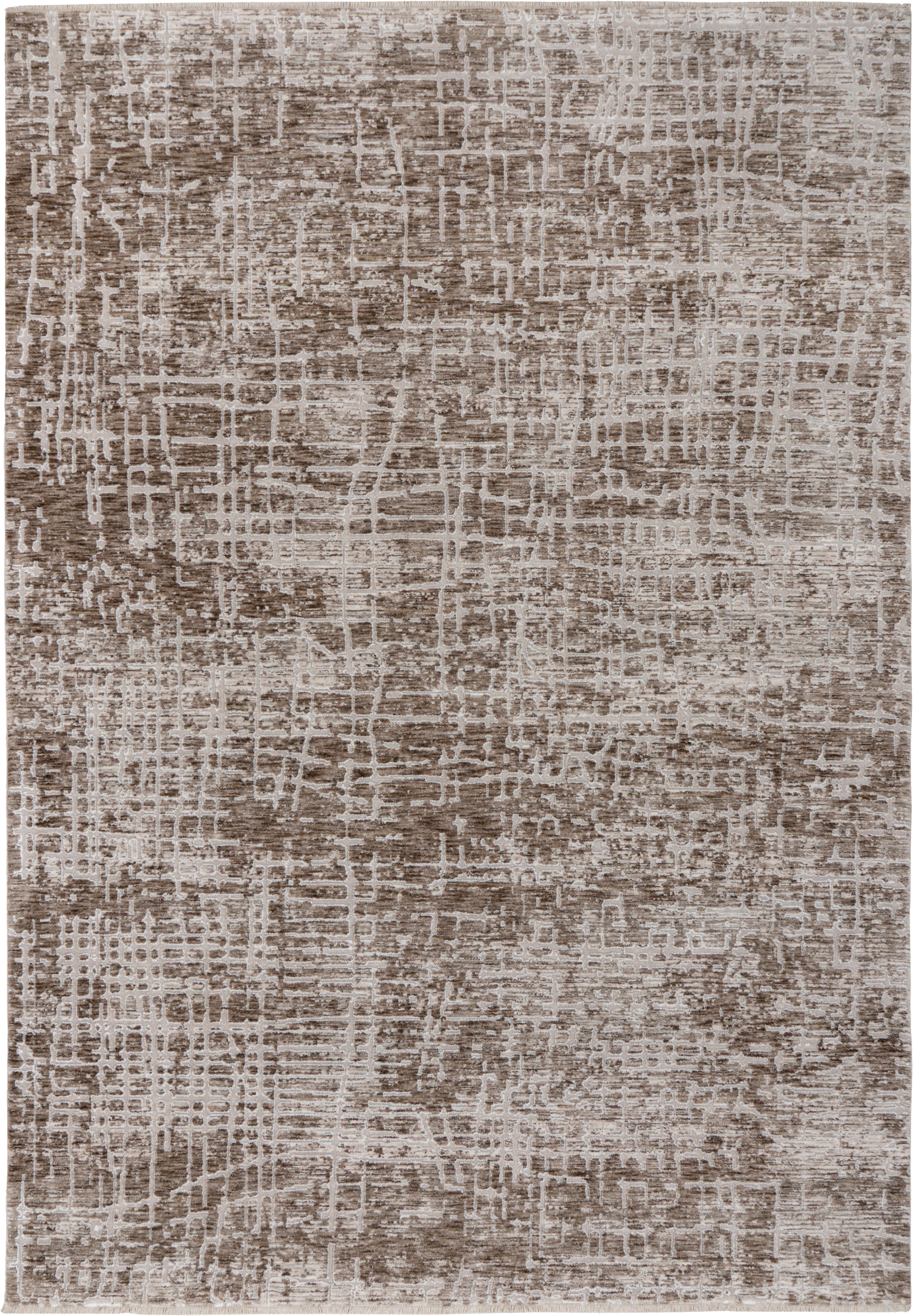 Webteppich My Bella - Taupe, Design, Textil (120/170cm) - Obsession