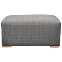 Hocker Vouge Grau Bxhxt: 101x44x92 Cm - Buchefarben/Grau, KONVENTIONELL, Textil (101/44/92cm) - Livetastic