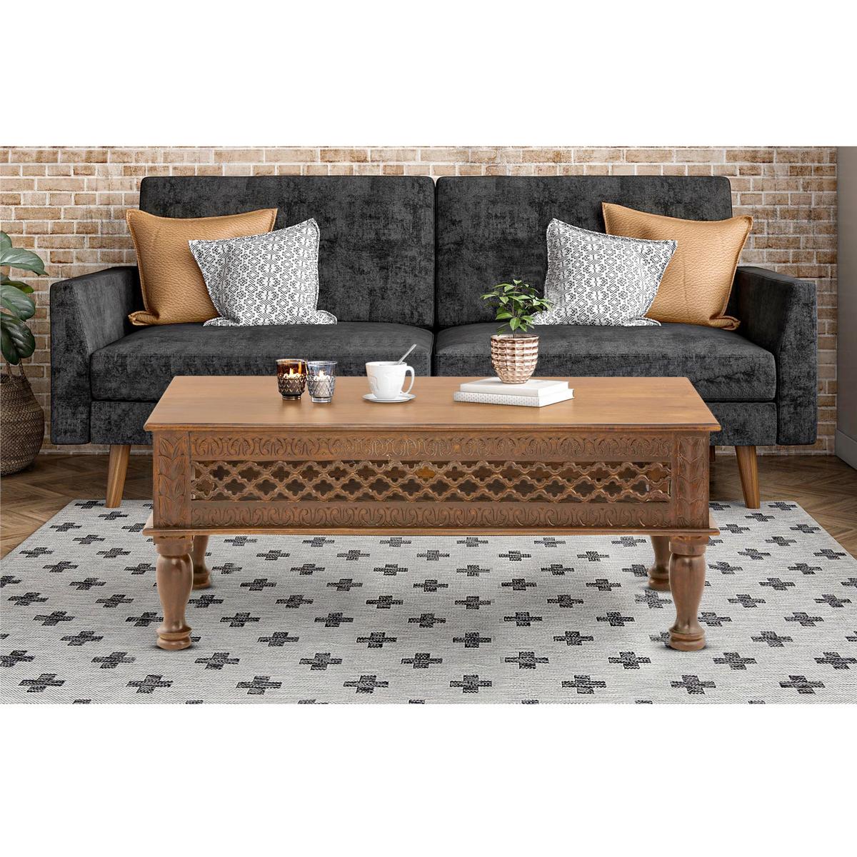 Couchtisch Gowri Braun B: 120 Cm - Braun, Design, Holz (120/60/45cm) - MID.YOU