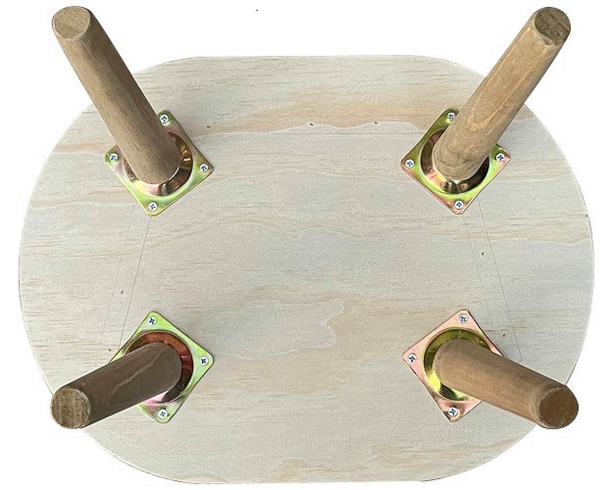 Odkládací stolek Skandy masiv/MDF - přírodní barvy, Moderní, dřevo/kompozitní dřevo (40/50/30cm) - Premium Living