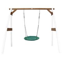 Nestschaukel A030.134.02 - Braun/Weiß, KONVENTIONELL, Holz/Kunststoff (254/207/160cm) - Ambia Garden