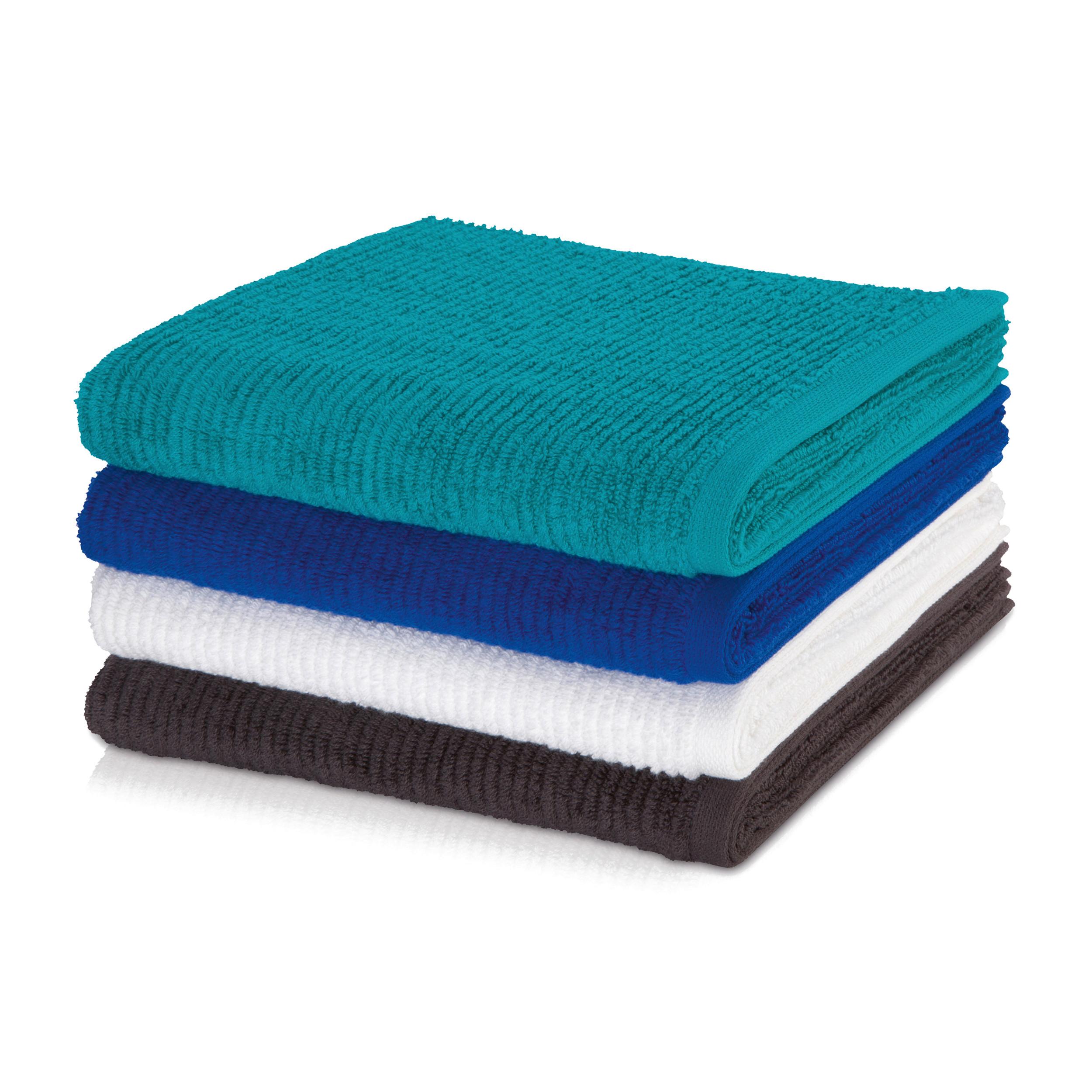 Duschtuch Elements Baumwolle 500 G/M2 Weiß 67x140 cm - Weiß, Basics, Textil (67/140cm) - Moeve