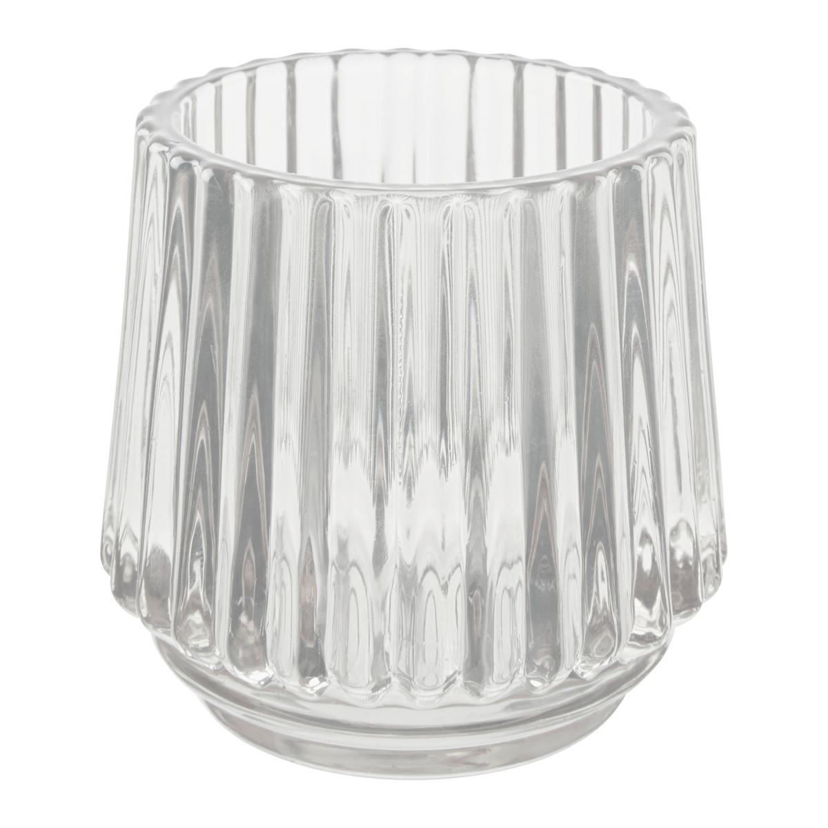 Svietnik TIAGO, V: 7cm - oranžová/modrá, Konventionell, sklo (7/7cm) - Mömax