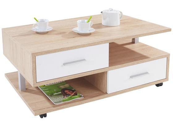 Konferenčný Stolík Quattro - farby dubu, Konvenčný, kompozitné drevo (105/45/60cm) Konferenčný Stolík Quattro - farby dubu, Konvenčný, kompozitné drevo (105/45/60cm)