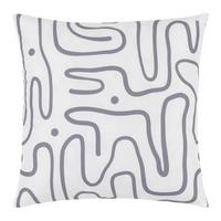 DEKORAČNÍ POLŠTÁŘ BETTY - šedá/bílá, Konvenční, textil (40/40cm) - Mömax