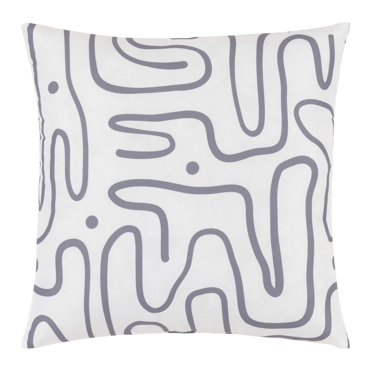 DEKORAČNÍ POLŠTÁŘ BETTY - šedá/bílá, Konvenční, textil (40/40cm) - Mömax