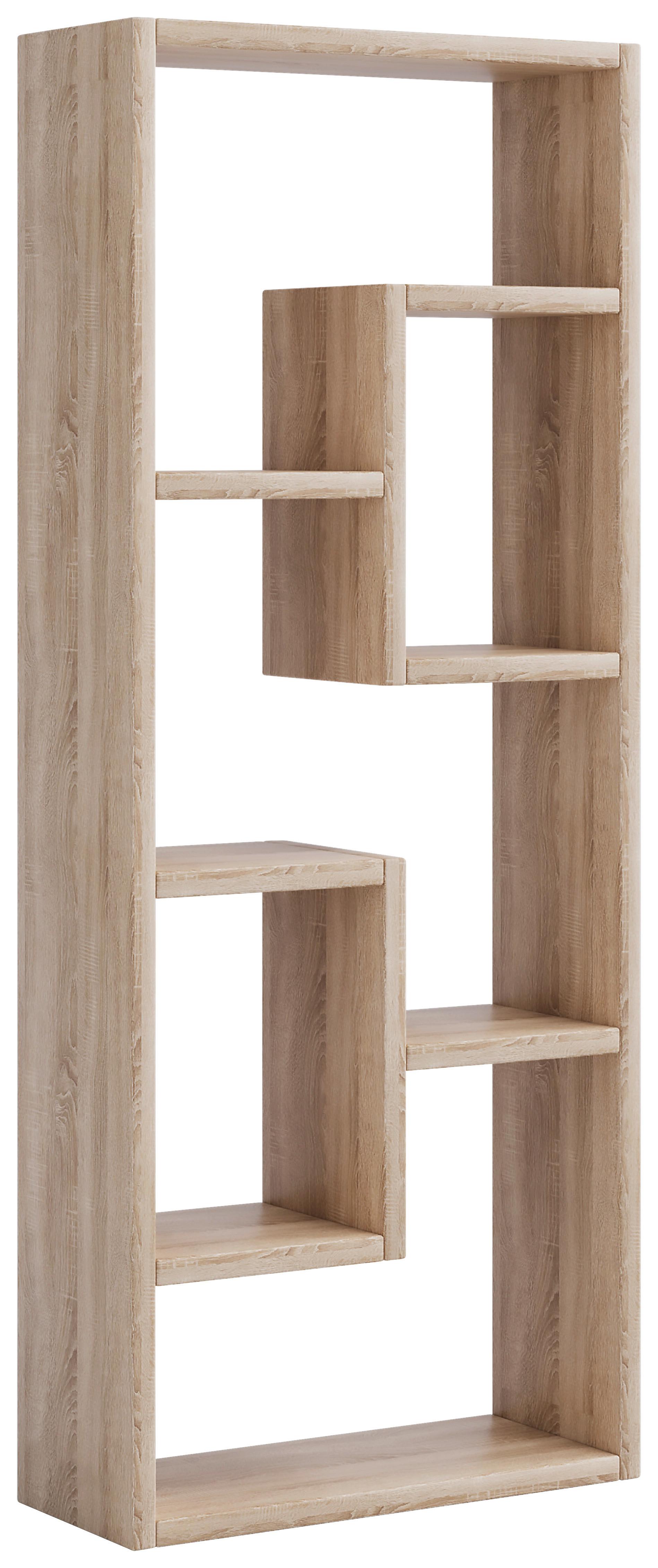 Wandregal Vilota Honigeiche Dekor B:36cm - Honigeiche, Design, Holzwerkstoff (36/92/15cm) - MID.YOU