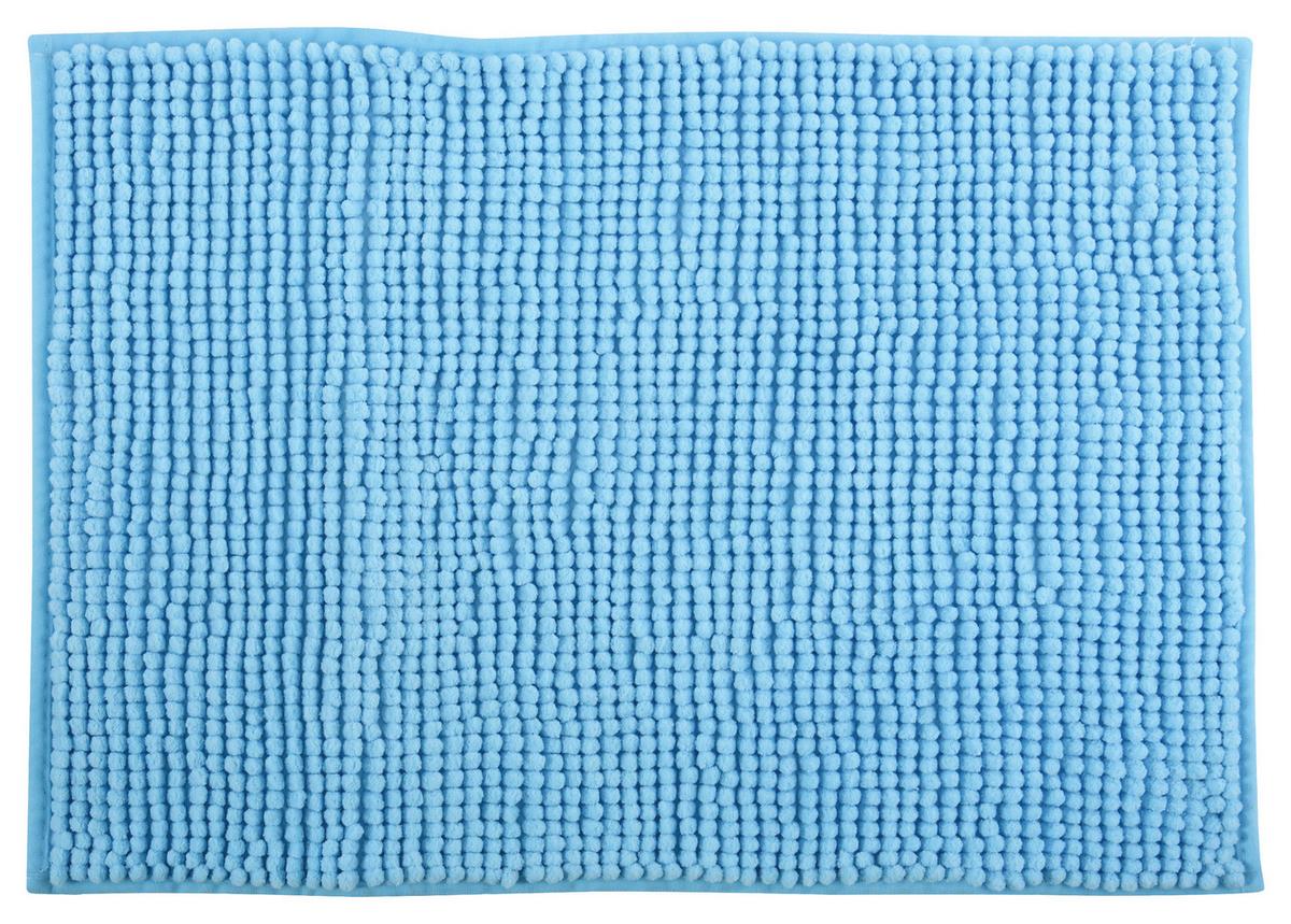 Badteppich Hellblau 50/80 cm - Hellblau, KONVENTIONELL (50/80cm) - Spirella