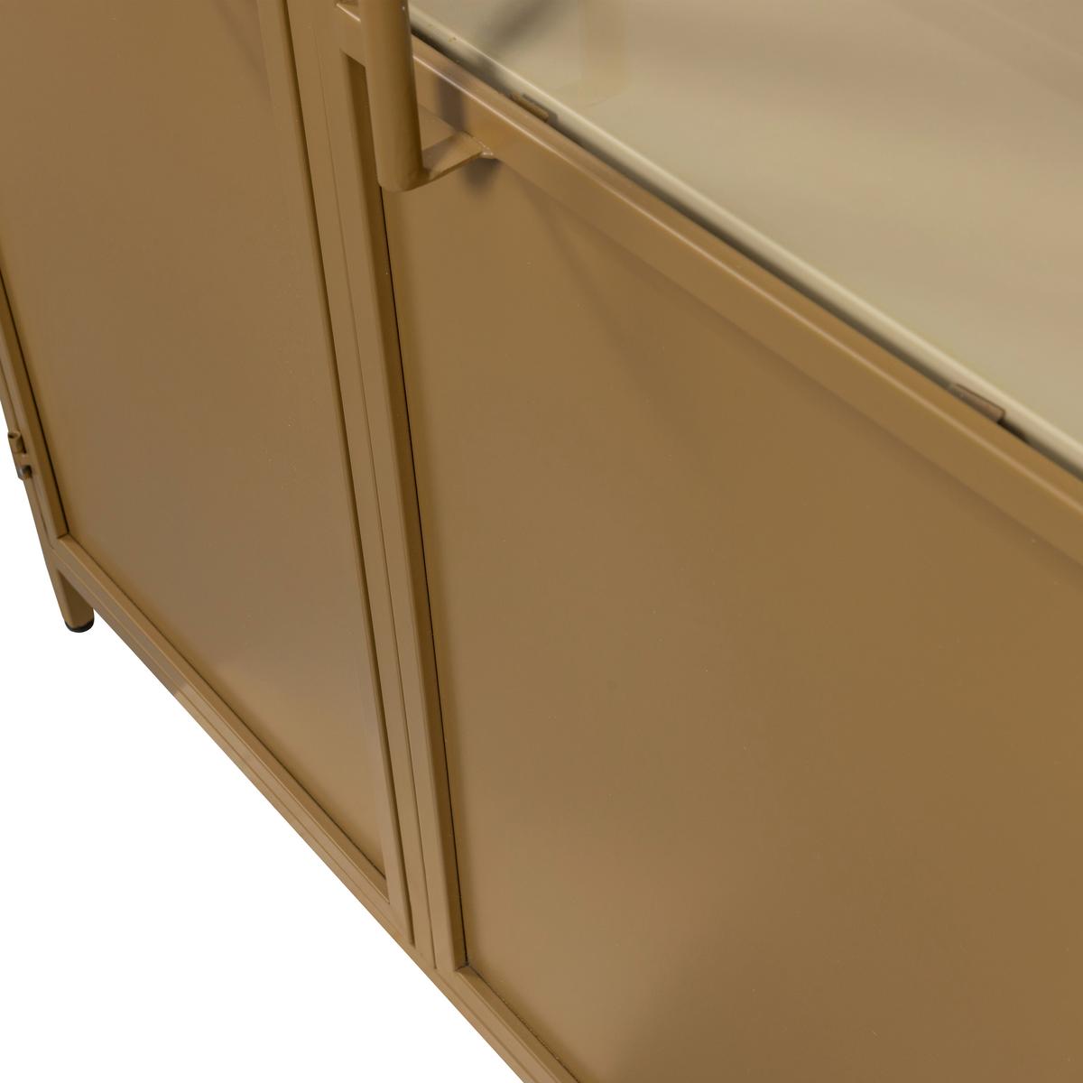 Vitrine Exhibit Honig B: 96 Cm - Honig, Design, Glas/Metall (96/200/40cm) - Livetastic