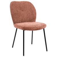 ŽIDLE MARA - růžová/černá, Lifestyle, kov/dřevo (52/87/64cm) - Mömax