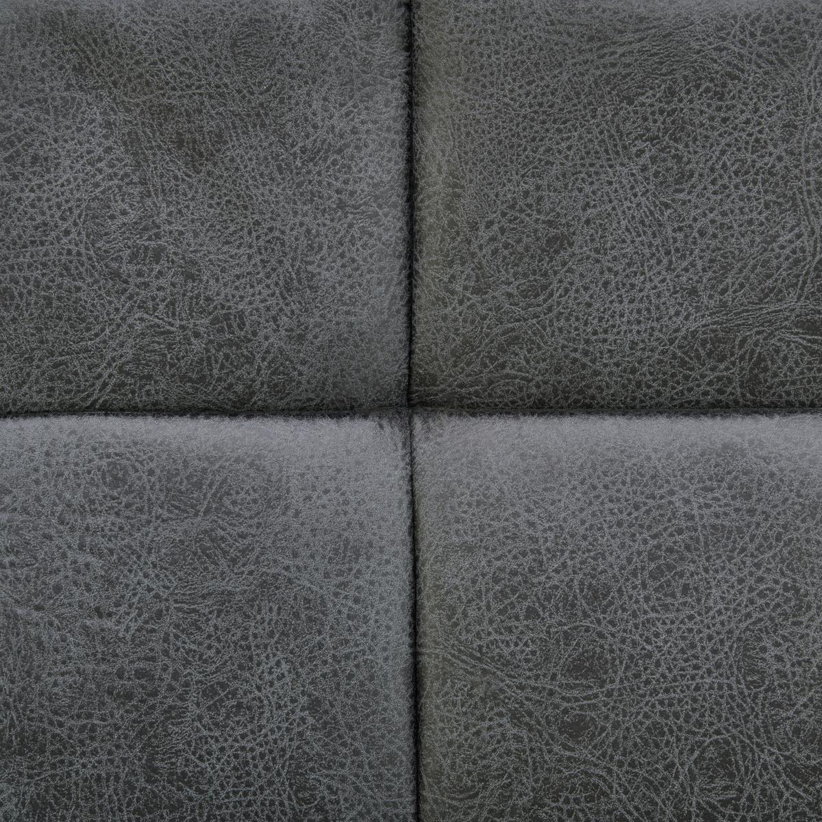 Schwingstuhl Kiana Microfaser Dunkelbrau, B: 38cm - Dunkelgrau/Schwarz, LIFESTYLE, Textil/Metall (38/97/45cm) - Livetastic