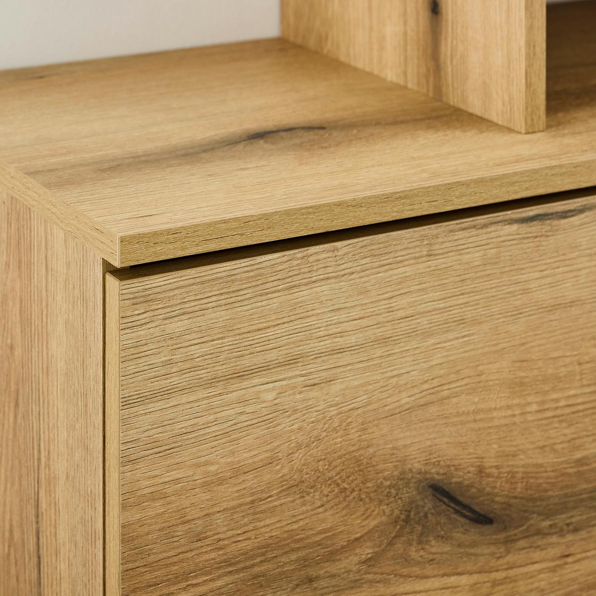 WOHNWAND RACE - Eichefarben, Design, Holzwerkstoff (247/86/36cm) - MID.YOU