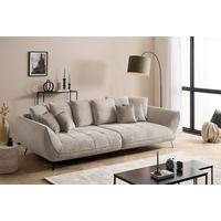 Bigsofa Triton Beige B: 311 Cm - Beige/Schwarz, Design, Textil (311/95/130cm) - Livetastic