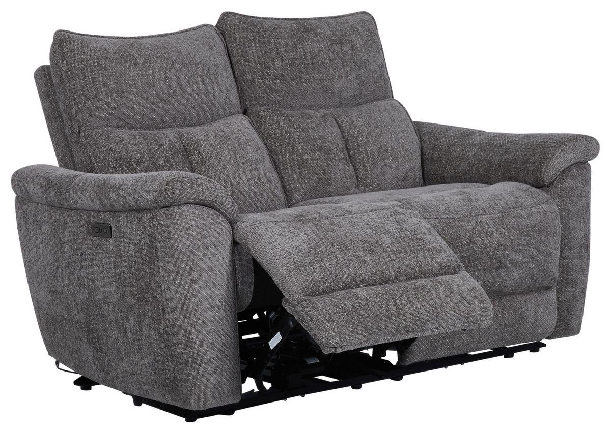 2-Sitzer-Sofa Tokio - Grau, MODERN, Holz/Textil (160/96,5/102cm)