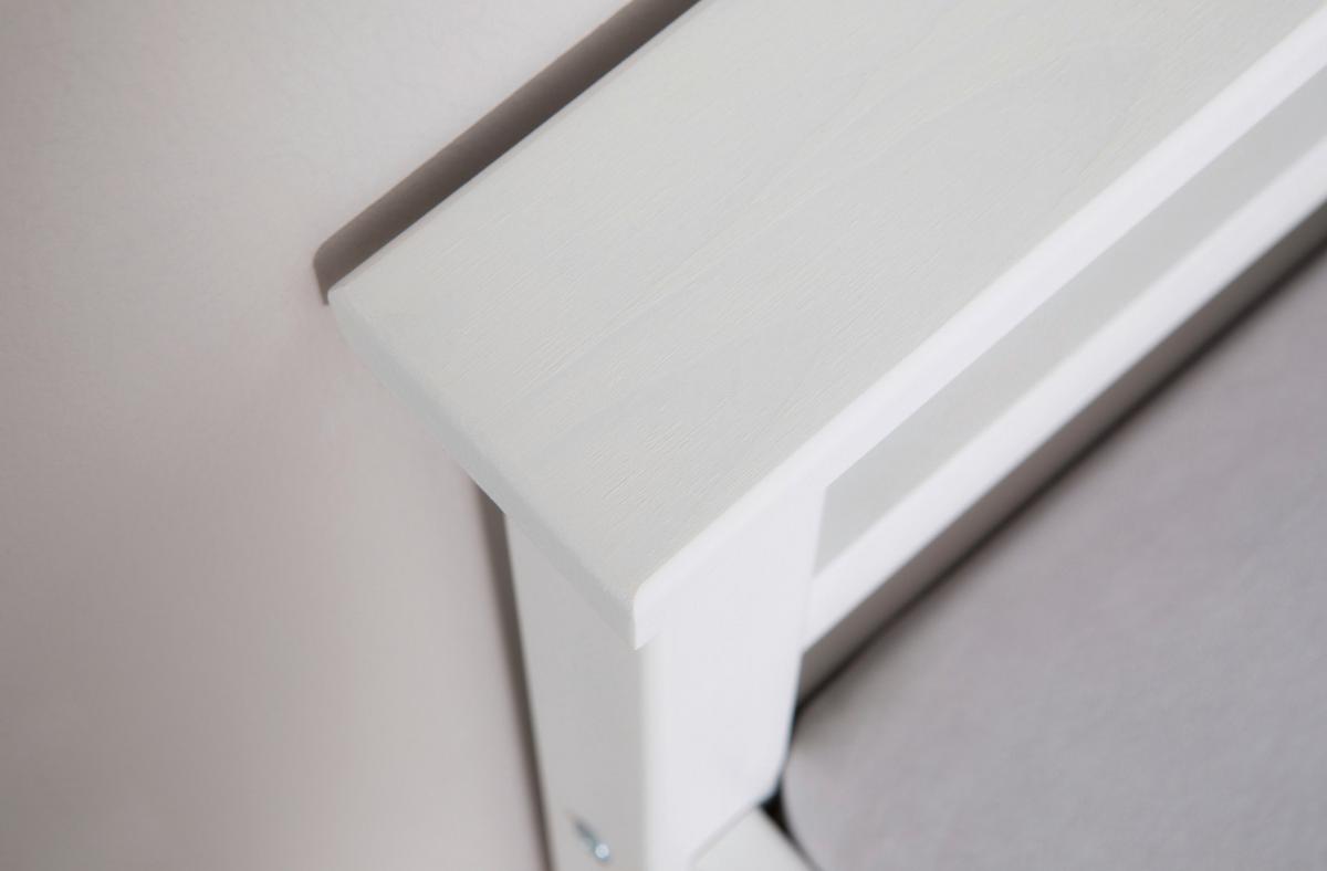 Posteľ z masívnej borovice Merci, 90x200cm, biela - biela, Konventionell, drevo (90/200cm) - MID.YOU