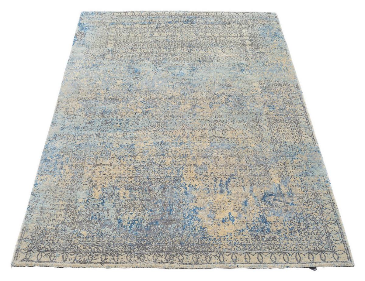 Orientalischer Webteppich Blau Empire Kenya 350x250cm - Blau, Design, Textil (250/350cm) - Musterring