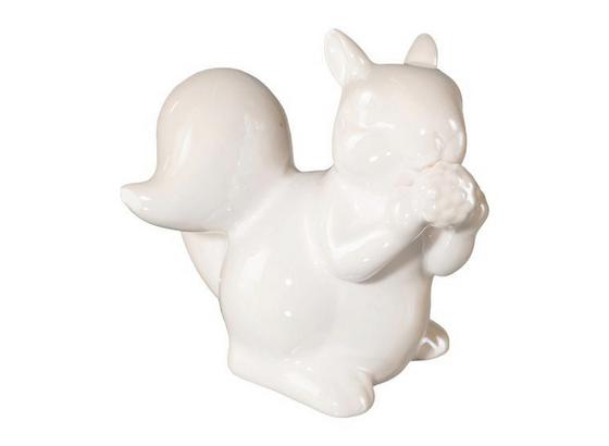 Dekoeichhörnchen H:12,5 cm - Creme, MODERN, Keramik (13/10/12,5cm) Dekoeichhörnchen H:12,5 cm - Creme, MODERN, Keramik (13/10/12,5cm)